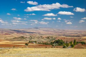 Landschaft in Zentralanatolien in der Türkei