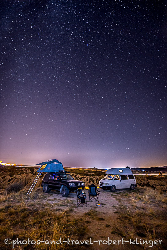 Camping / Overlanding in Kappadokien in der Türkei