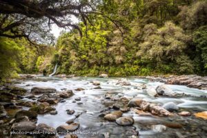 Der Wangapeka River in Neuseeland