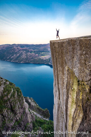 Der Preikestolen am Lysefjord in Norwegen